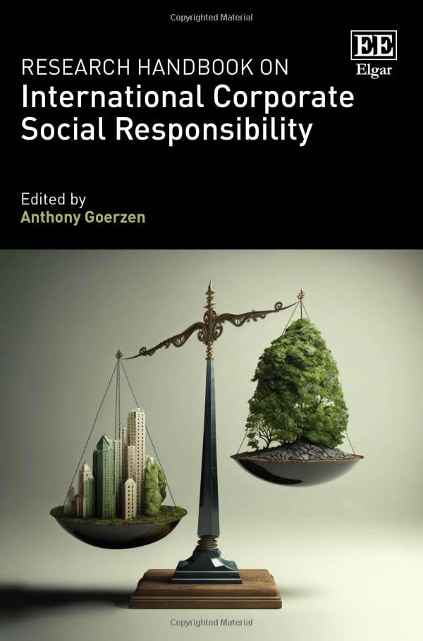 Research Handbook on International Corporate Social Responsibility