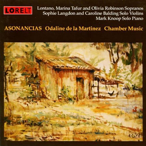 CD cover for “Asonancias” featuring a rustic building in a landscape.