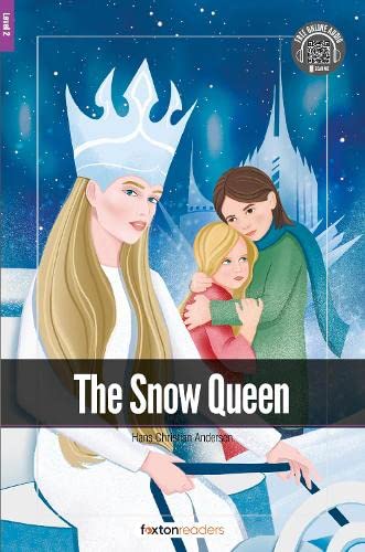 The Snow Queen book cover featuring a woman in a crown with two children.