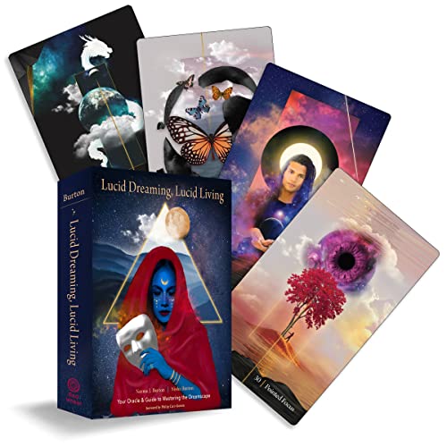 Lucid Dreaming, Lucid Living: Your Oracle and Guide to Mastering the Dreamscape - 44 cards & 200pp guidebook