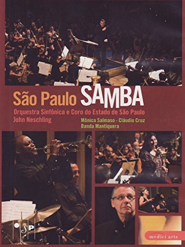 DVD cover for "São Paulo Samba" featuring orchestra and musicians.