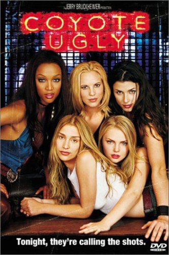 DVD cover for Coyote Ugly featuring five women posing together.