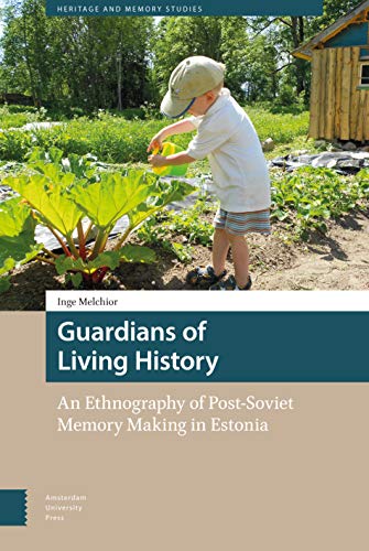 Book cover with a child gardening and title "Guardians of Living History".