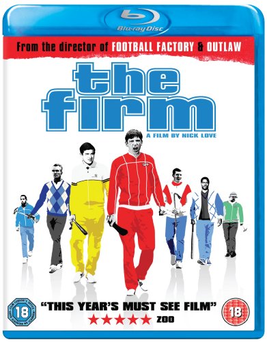 Blu-ray cover for The Firm showing seven men in casual clothing walking forward.