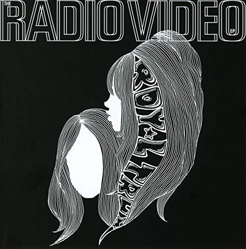 Royal Trux "Radio Video" CD cover: black and white illustration of a woman.