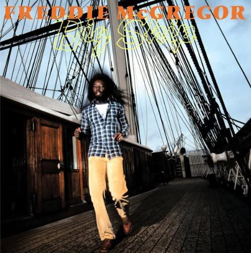 Freddie McGregor album cover featuring a man on a ship’s deck.