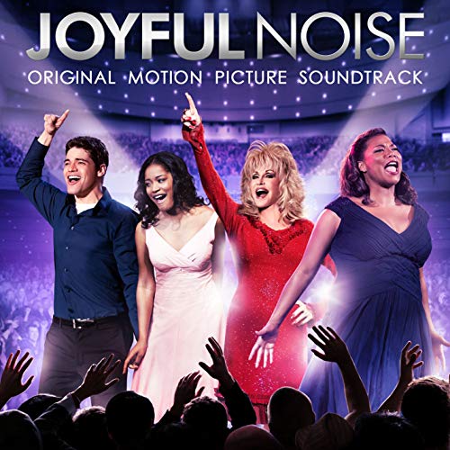 “Joyful Noise” soundtrack CD cover featuring four singers and a crowd.