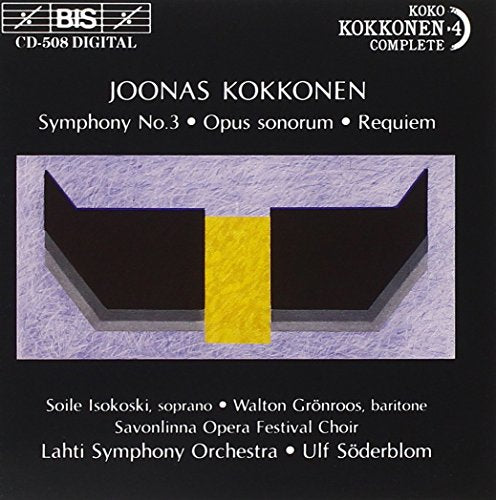 Various - Kokkonen: Symphony No. 3 / Opus Sonorum / Requiem [CD]