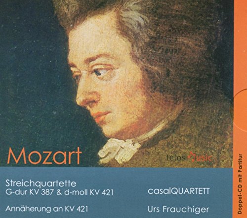 CD cover featuring a portrait of Mozart and text details.