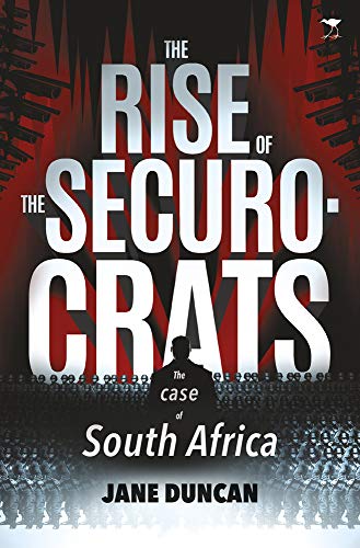 Book cover: "The Rise of the Securocrats" with silhouetted figures.