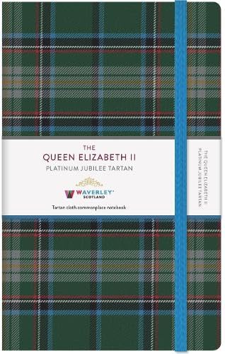 The Queen Elizabeth II Platinum Platinum Jubilee Tartan Cloth Large Notebook: Waverley Commonplace Notebooks: 91 (Waverley Tartan Cloth Commonplace Notebooks)