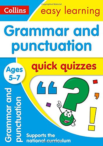 Grammar & Punctuation Quick Quizzes Ages 5-7 (Collins Easy Learning KS1)