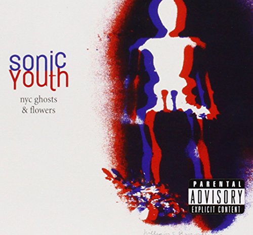 Sonic Youth CD cover: white figure with red and blue paint drips.