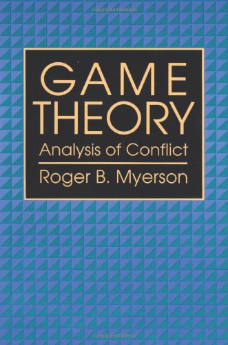 Book cover: "Game Theory: Analysis of Conflict" by Roger B. Myerson.
