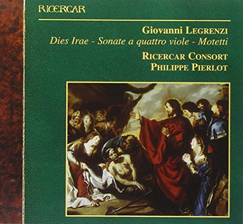 CD cover: Baroque painting of Christ with mourners, green background.