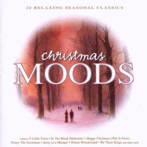 CD cover for “Christmas Moods” with a snowy forest scene.