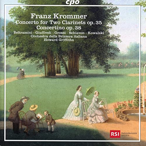 Paolo Beltramini; Corrado Giuf - Franz Krommer: Concerto For Two Clarinets Op. 35/Concertino... [CD]