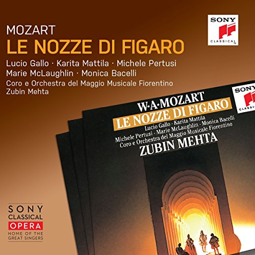 CD cover for Mozart’s “Le Nozze Di Figaro” conducted by Zubin Mehta.