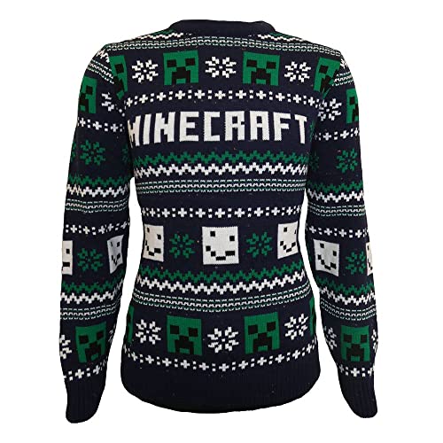Minecraft - Pattern (Unisex Knitted Jumper) Medium