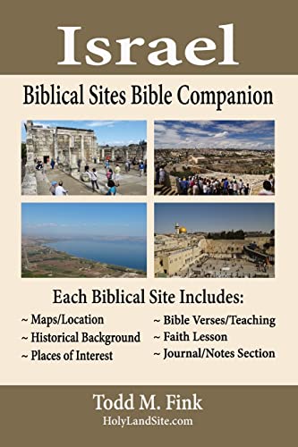 Image of a book with Israel biblical sites, likely a travel guide or reference.
