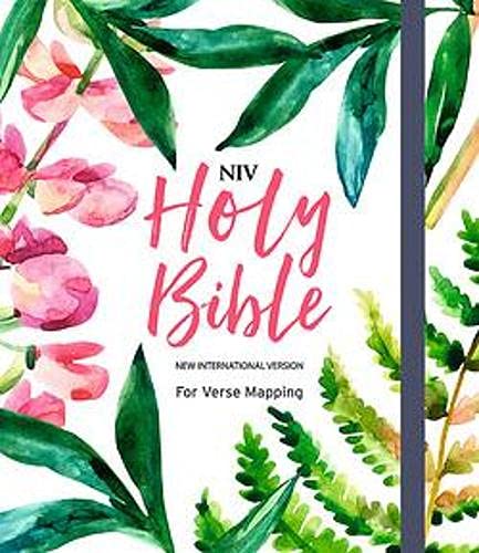NIV Bible for Journalling and Verse-Mapping: Floral
