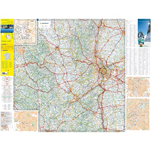 Loire, Rhone - Michelin Local Map 327 : Map