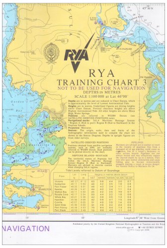 RYA Training Chart: No. 3