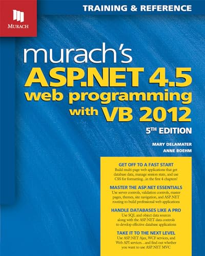 Murach's ASP.NET 4.5 Web Programming with VB 2012