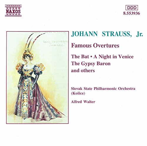 Slovak Spo. Kosice - Johann Strauss Jr. Famous Overtures: The Bat, A Night in Venice, The Gypsy Baron and others. [CD]
