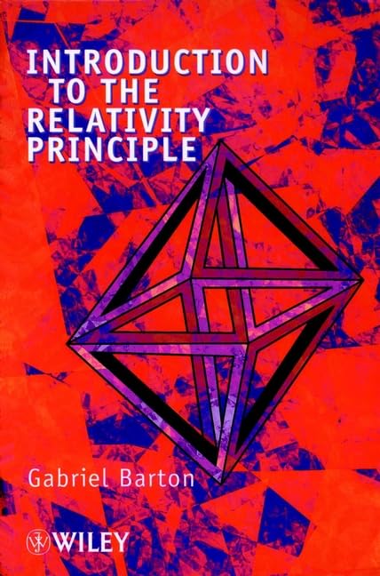Book cover: "Introduction to the Relativity Principle" with abstract geometric design.