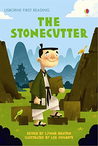 Book cover: illustrated boy in green robe, mountains, and birds.