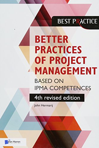 Book cover: "Better Practices of Project Management" with geometric design.