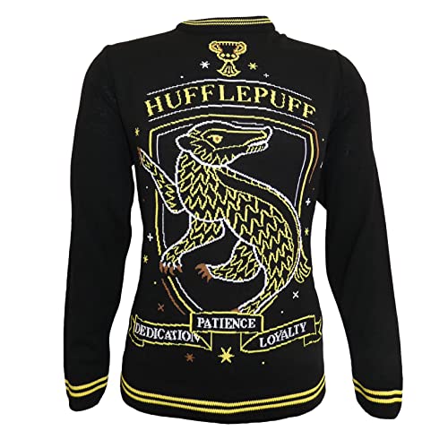 Harry Potter - Hufflepuff DPL (Unisex Knitted Jumper) Ex Large