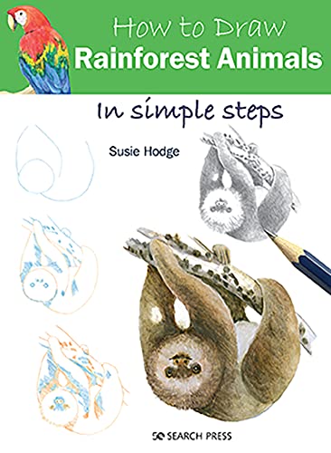 How to Draw: Rainforest Animals: in simple steps