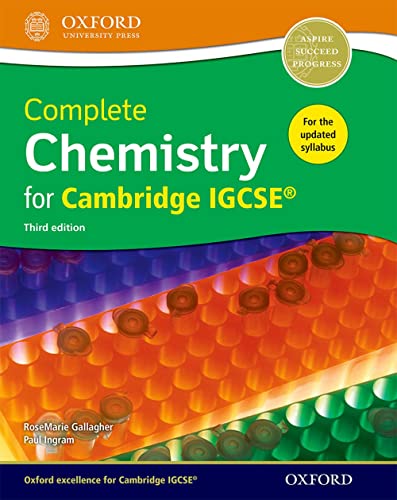 Complete Chemistry for Cambridge IGCSE®: Third Edition (Complete Science for Cambridge IGCSE - updated editions)