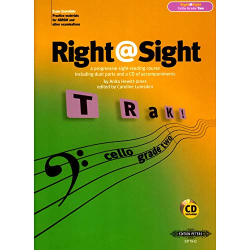 Right@Sight for Cello, Grade 2 (includes duet parts and a CD of accompaniments)