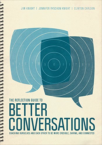 Spiral-bound book cover with abstract blue speech bubble and bold text.