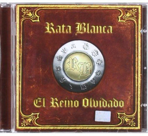Rata Blanca “Reino Olvidado” CD, brown cover with gold lettering and emblem.