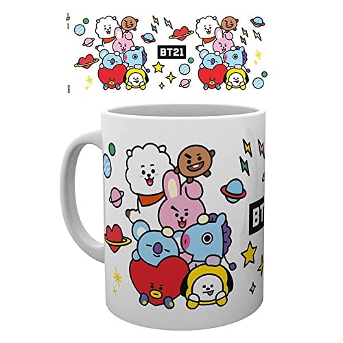 Gb Eye Ltd Bt21 Characters Stack 10oz Ceramic Mug