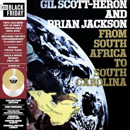 Gil Scott-heron & Brian Jackson - From South Africa To South Carolina (Gold/White Vinyl) (Black Friday 2024) [VINYL]