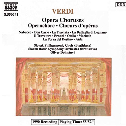 Slov Po - VERDI: Opera Choruses [CD]