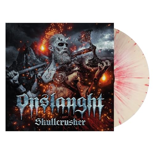 Onslaught - Skullcrusher (White/Red Splatter Vinyl) [VINYL]