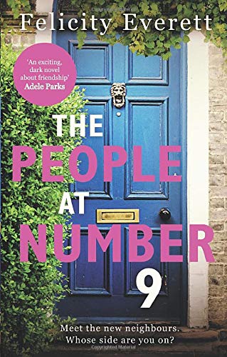Book cover: blue door with pink title "The People At Number 9".