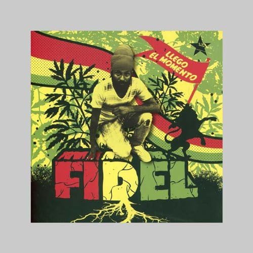 CD cover featuring a man with a dog, roots, and vibrant green foliage.