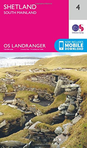 Landranger (4) Shetland South Mainland (OS Landranger Map)