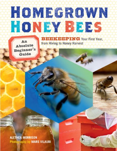 Homegrown Honey Bees : An Absolute Beginner's Guide to Beekeeping Your First Year, from Hiving to Honey Harvest