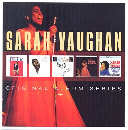 CD cover for Sarah Vaughan’s “Original Album Series” featuring album artwork.