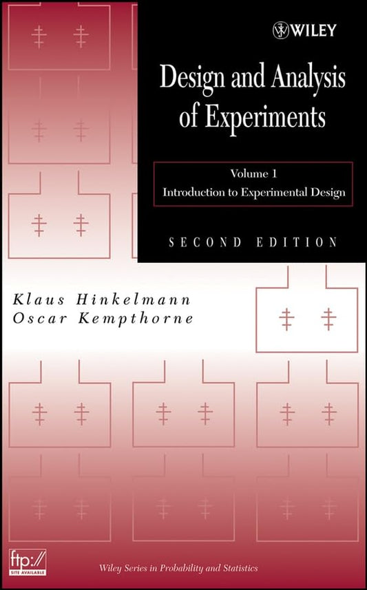 Design and Analysis of Experiments