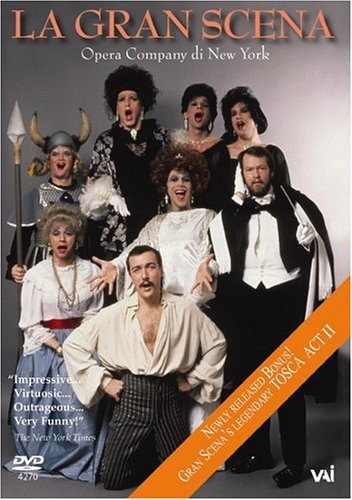 DVD cover for "La Gran Scena" featuring a group of opera performers.