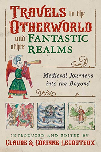 Book cover: “Travels to the Otherworld,” featuring a medieval angel illustration.